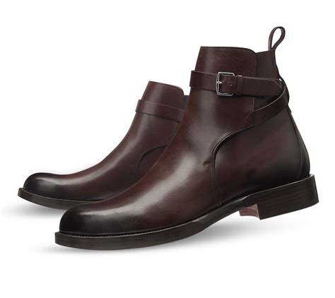 hermes mens brown boots